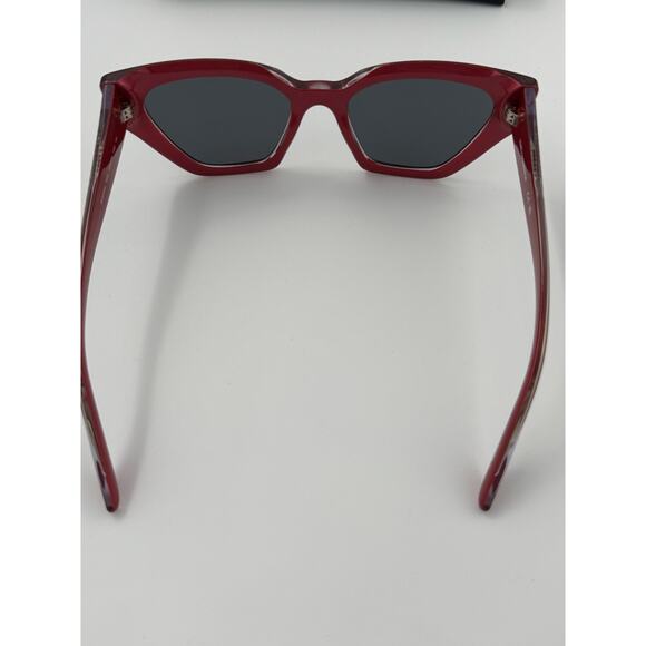 Karl Lagerfeld Burgundy Cat-Eye Sunglasses KL6145S with Case - Picture 2 of 5